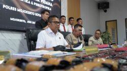 Telusuri Peredaran Penyalahgunaan Narkotika, Polres Mojokerto Kota Berhasil Amankan Terduga Kurir 330 Catride Vape