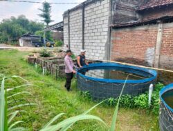 Bhabinkamtibmas Kemlagi Lakukan Sambang Kunjung Perkuat Ketahanan Pangan