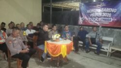 Aman dan Penuh Kekeluargaan, Cara Polsek Tarokan Jaga Kamtibmas Lewat Nobar Piala Dunia Seru