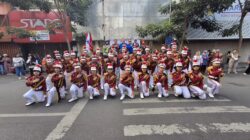 Aksi Memukau Polisi Cilik Binaan Satlantas Polres Kediri Kota Sedot Perhatian Pengunjung CFD