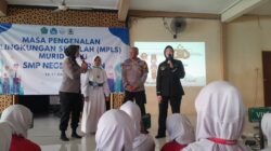 Cegah Perundungan, Polsek Krian Edukasi Bijak Bermedia Sosial kepada Siswa Baru SMPN 2 Krian