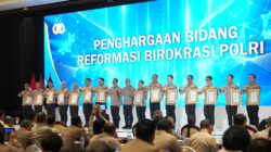 Polresta Sidoarjo Raih Penghargaan Bidang Reformasi Birokrasi Polri