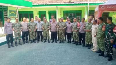 Perkuat Sinergitas, Kapolsek Gedangan Silaturahmi ke Koramil Gedangan Perkuat Soliditas TNI–Polri