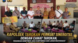 Kapolsek Tarokan Perkuat Sinergitas dengan Camat Tarokan, Teguhkan Komitmen Jaga Kamtibmas dan Layani Masyarakat