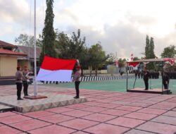 Khidmat di Bumi Larwul Ngabal: Polres Tual Kibarkan Semangat HUT ke-81 RI Lewat Upacara Kebangsaan