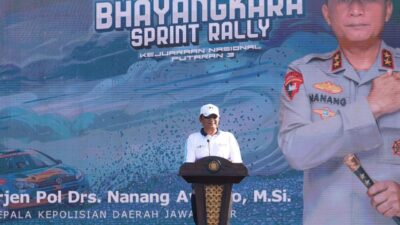 Kapolda Jatim Buka Kejurnas Bhayangkara Sprint Rally 2026, Dorong Sportivitas dan Ekonomi Pasuruan