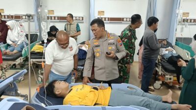 Kapolresta Sidoarjo Turun Langsung Cek Kondisi Santri Ponpes Manbaul Hikam