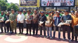 1000 Hari Kepergian Alfan Kurniawan, Forkopimda Sidoarjo Bagikan Sembako untuk 1.000 Ojol