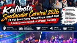 Kaliboto Spectacular Carnival 2026, Polsek Tarokan Terapkan Strategi Humanis di Balik 29 Truk Sound Horeg