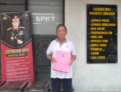 Enam Tahun Sertifikat Tak Kunjung Terbit, Warga Bangsri Laporkan Oknum Perangkat Desa ke Polresta Sidoarjo