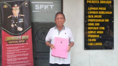 Enam Tahun Sertifikat Tak Kunjung Terbit, Warga Bangsri Laporkan Oknum Perangkat Desa ke Polresta Sidoarjo