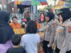 Polwan Polresta Sidoarjo Patroli dan Amankan Car Free Day di Kawasan Alun-Alun