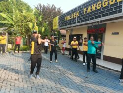 Sehat Bareng, Sinergi Makin Kuat, Forkopimka Tanggulangin Rutin Gelar Senam Bersama