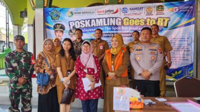 Polsek Gedangan Hadirkan Pelayanan Publik Lewat Pos Kamling Goes to RT