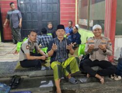 Polisi Bersama Masyarakat, Kapolsek Balongbendo Kompol Sunari Hadiri Tahlilan 100 Hari Almarhum H. Jazuli