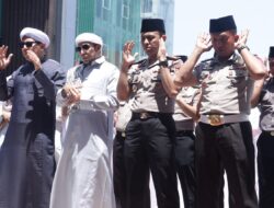Kapolres Pasuruan Hadiri Salat Istisqa di Ponpes Dalwa, Bersama Santri Panjatkan Doa Memohon Hujan Berkah