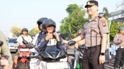Kapolresta Sidoarjo Turun Langsung Pagi Melayani di Jalan Raya