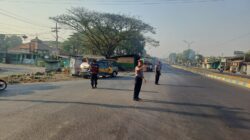 Pagi Melayani Masyarakat,Kapolsek Jabon Turun Bersama Personil 