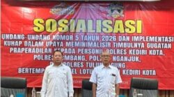 Bidkum Polda Jatim Gebyar Sosialisasi KUHAP di Kediri Kota Tekan Risiko Gugatan Praperadilan