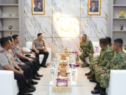 Sidoarjo Ajak Silaturahmi, Kapolresta Sidoarjo Kunjungan ke Brigif 2 Marinir