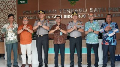 Sidoarjo Ajak Silaturahmi, Kapolresta Sidoarjo Perkuat Sinergitas dengan Pengadilan Negeri