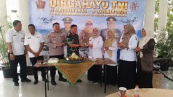 “Tumpeng Hijau dan Joget Bersama Warnai HUT ke-81 TNI, Forkopimka Gedangan Tunjukkan Kekompakan Tanpa Batas”