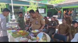 Forkopimka Tanggulangin Gerebek Koramil, Kejutkan HUT TNI ke-81 dengan Tumpeng
